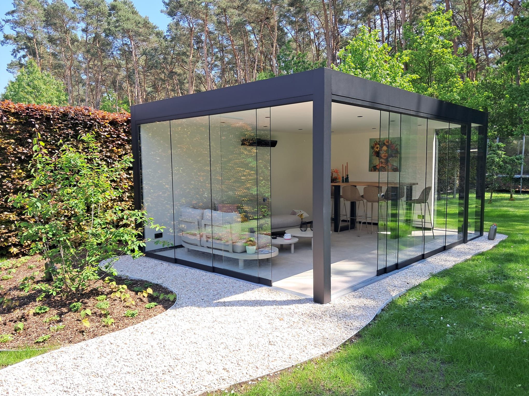 Moderne tuinkamer