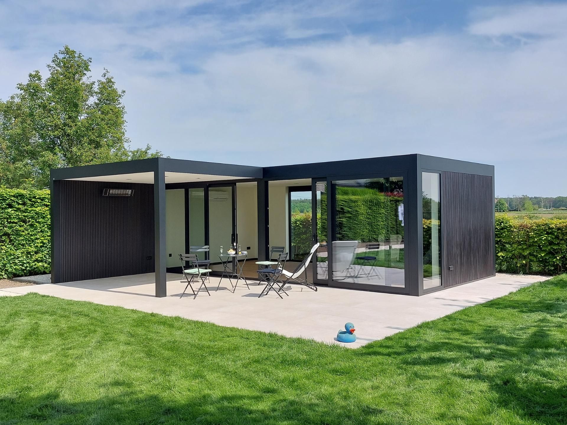 Lounge Ruimte Met Overdekt Terras