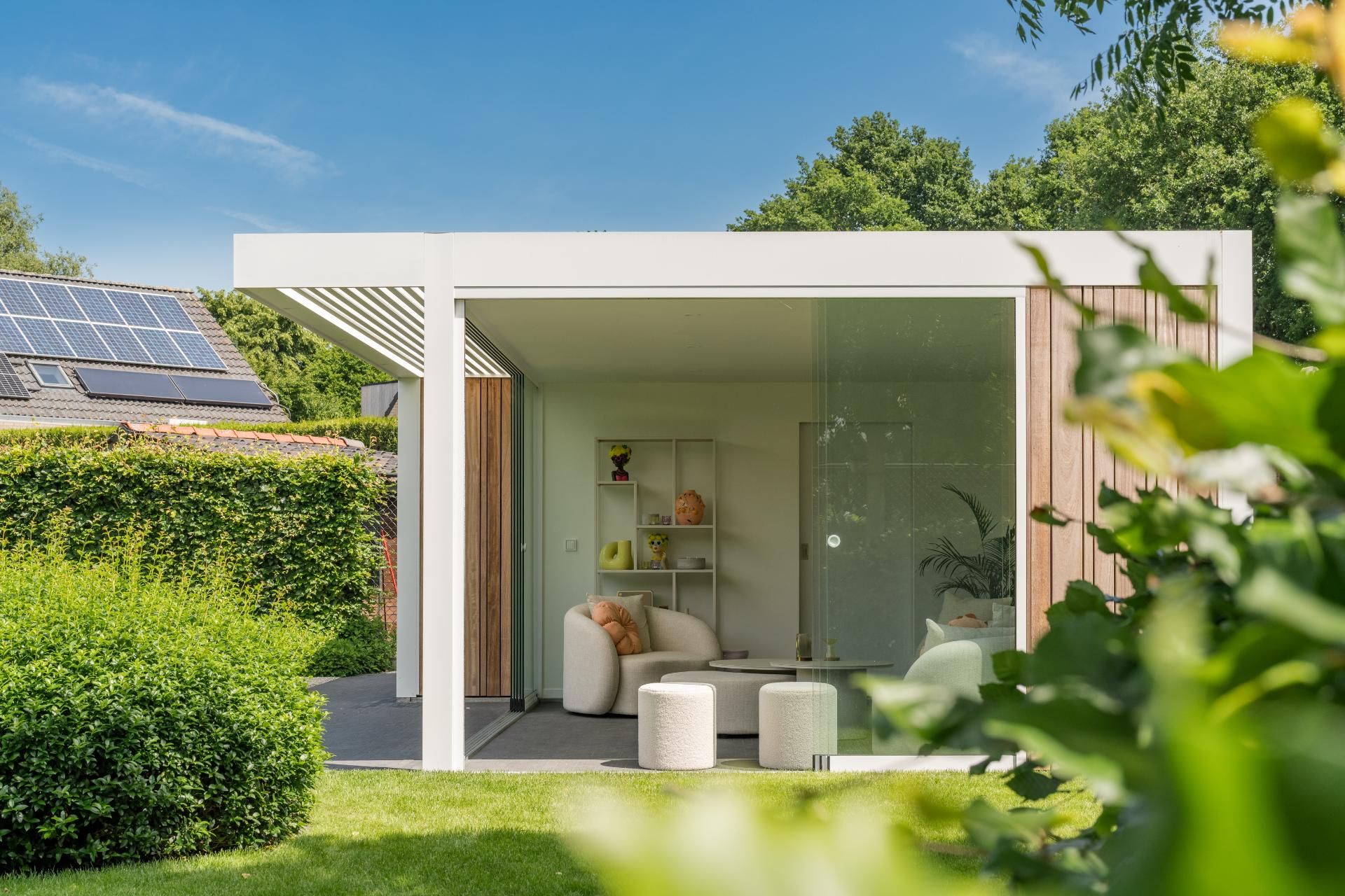 Sierconstructie Shaduwelement Wit Tuinhuis5