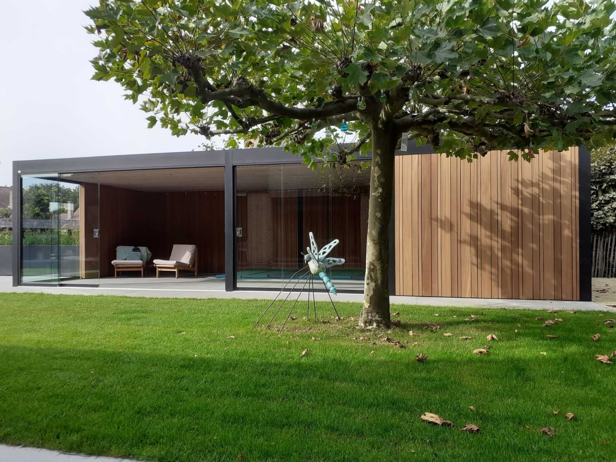 Outdoor Wellness Bijgebouw Buitenruimte Cubiq4