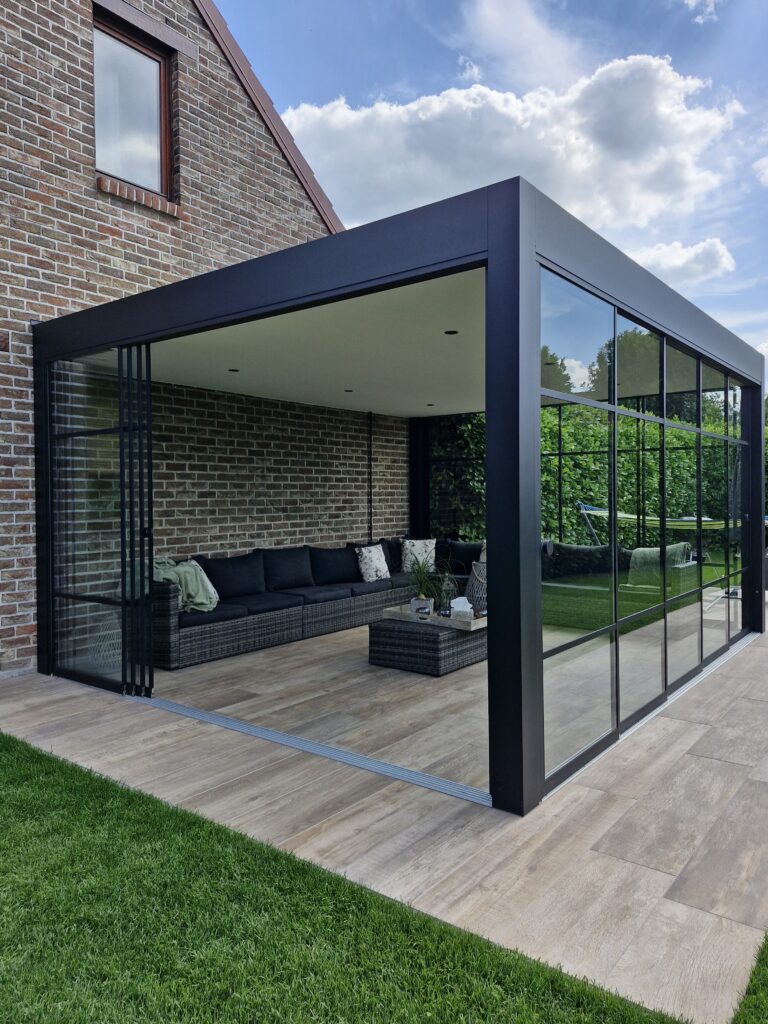 Tuinkamer Met Steellook Ramen 5