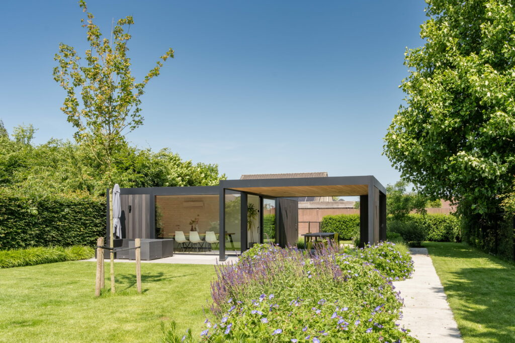 Tuinkantoor Met Terrasoverkapping 4
